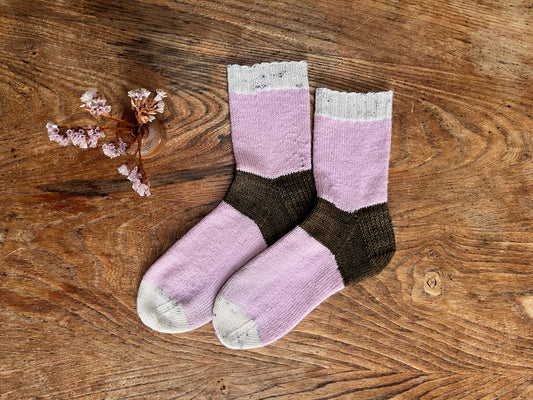 Sock Surgery: cutting and grafting a new heel!