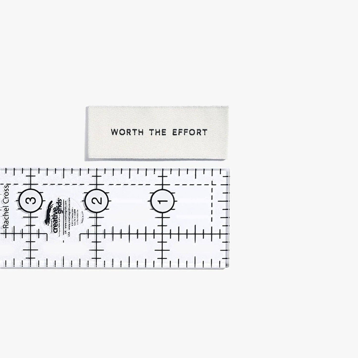 Worth The Effort // Woven Labels (6 pk)