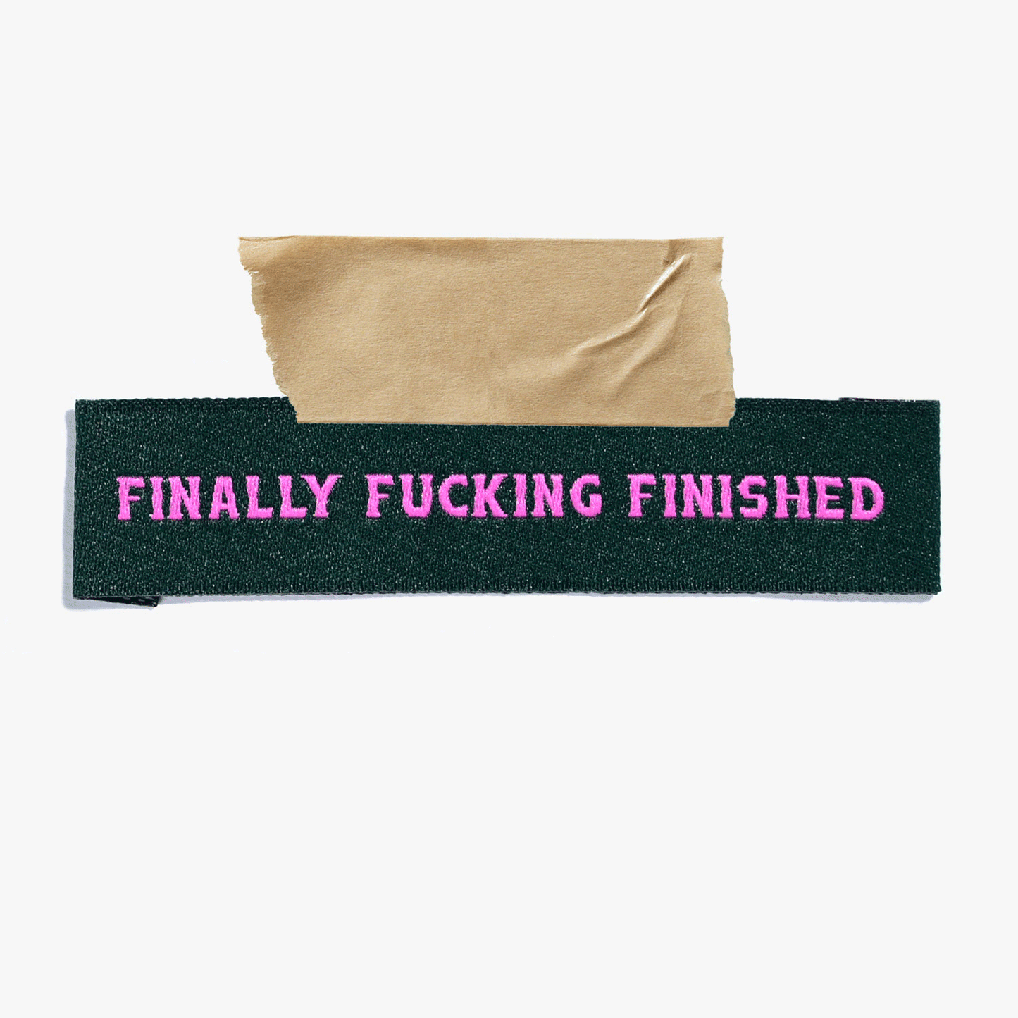 Finally Fucking Finished // Woven Labels (6 pk)