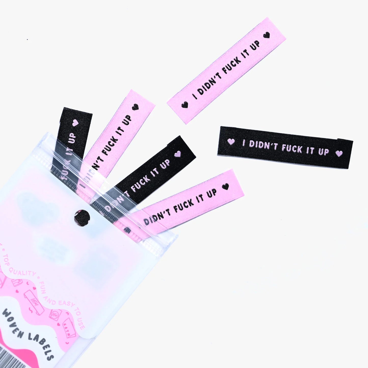 I didn't fuck it up // Woven Labels (6 pk)