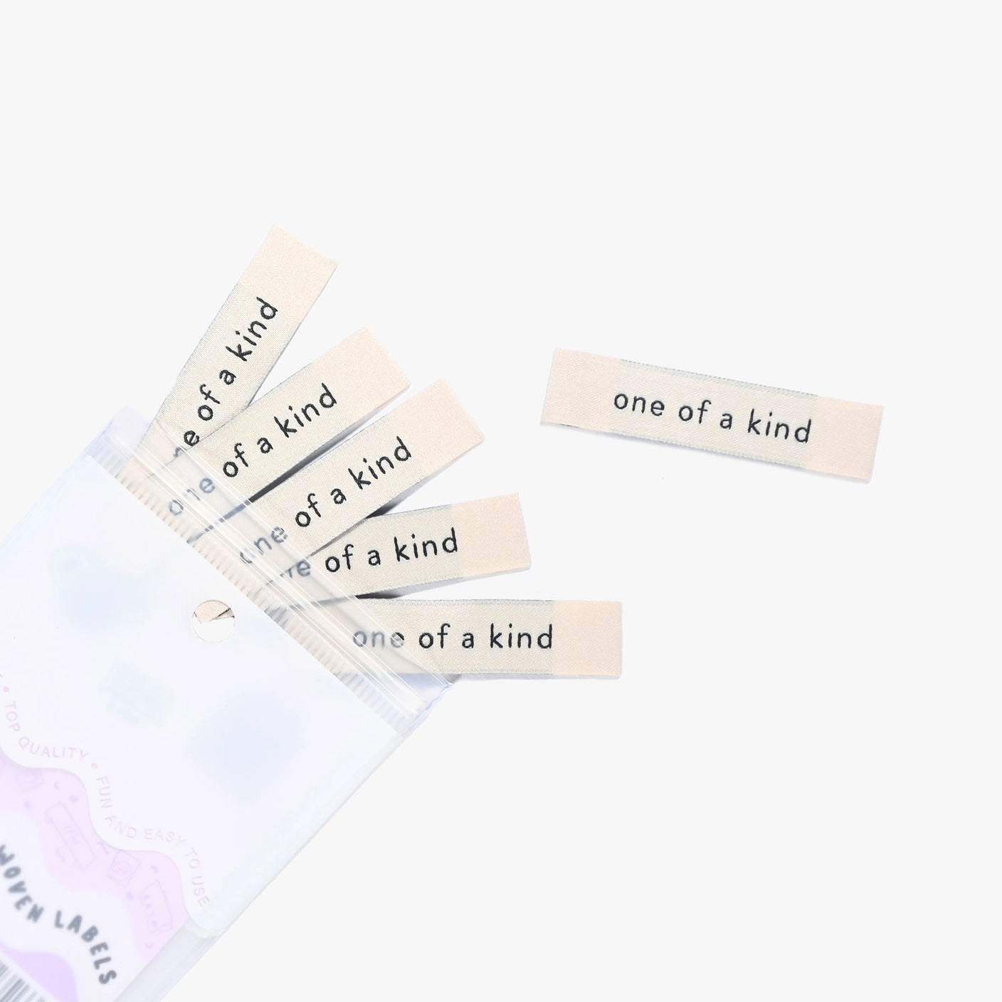 One of a Kind // Woven labels (6 pk)