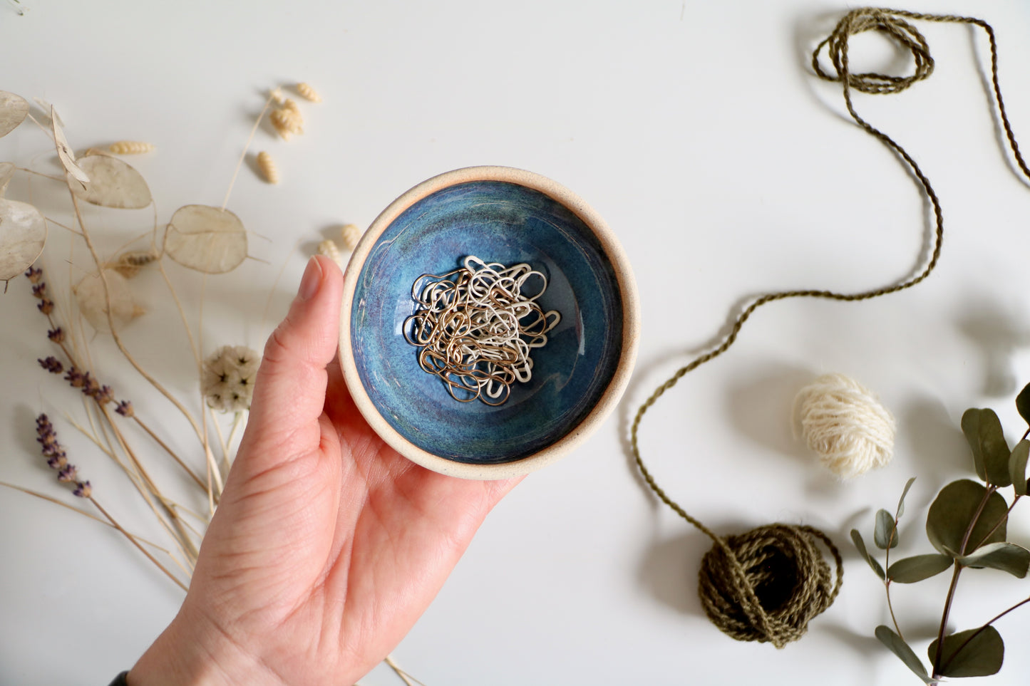 Ceramic Knitting Notions Dish