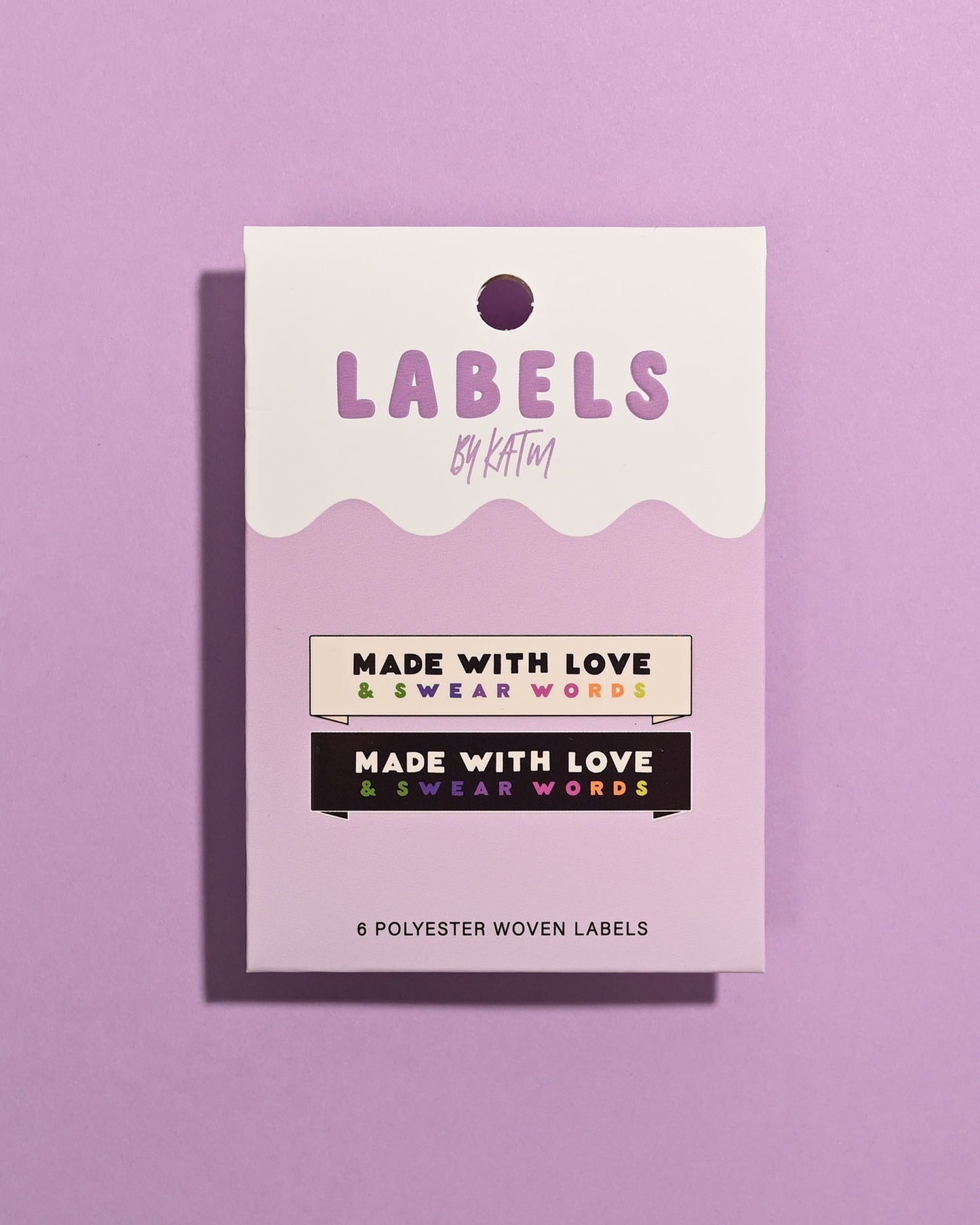 Made with Love and Swear Words // Woven labels (6 pk)