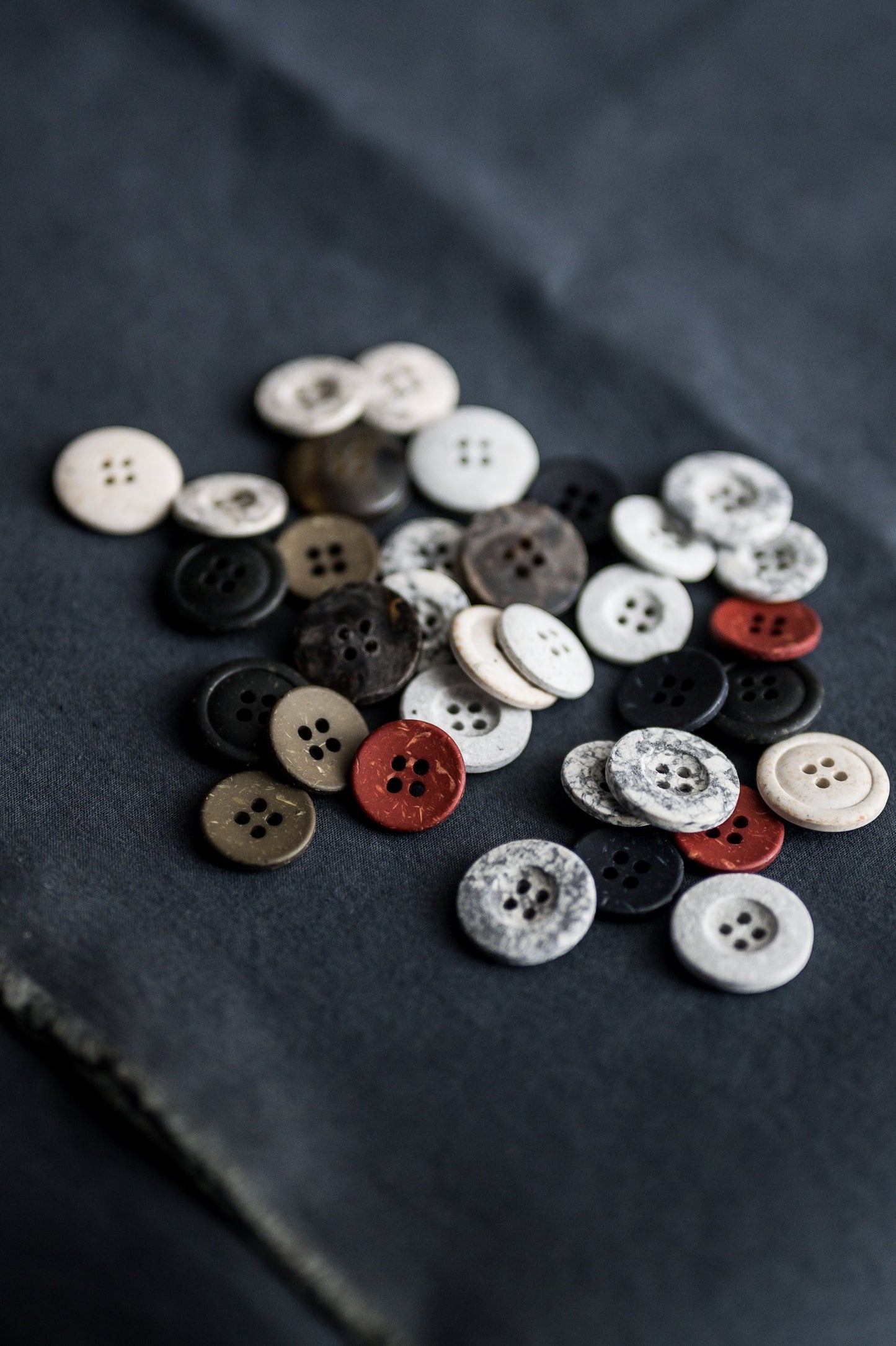 City Snow Buttons // 20mm