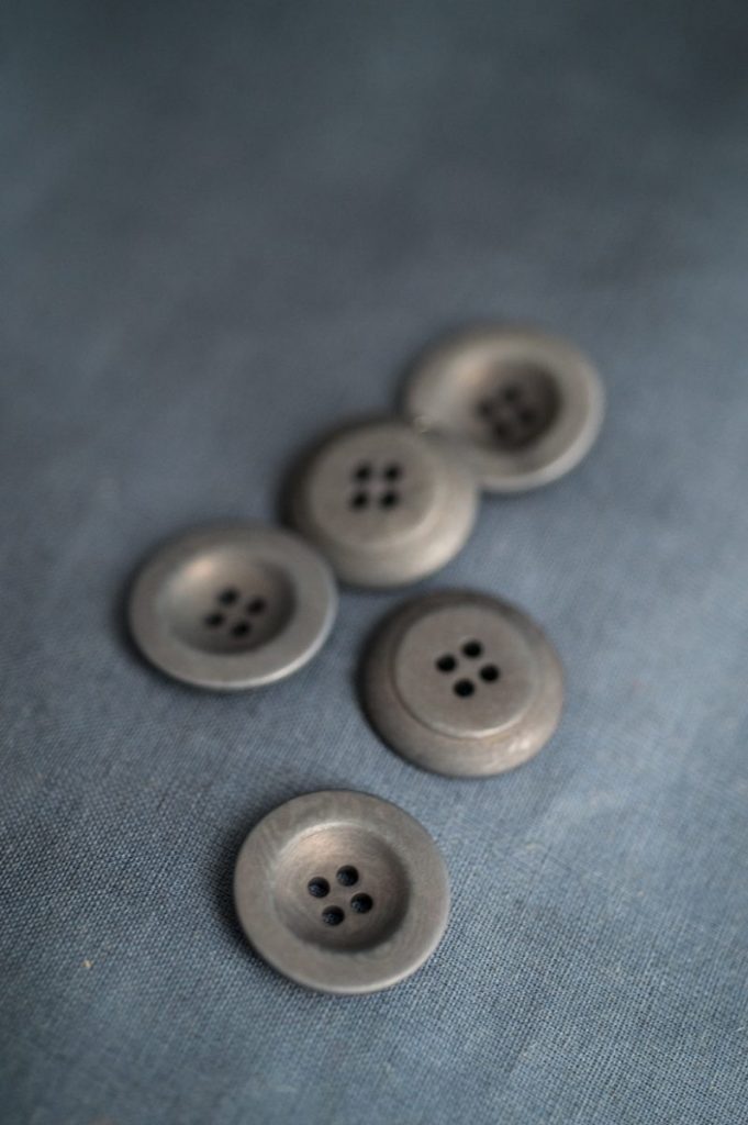 Grey Corozo Buttons // 18mm and 22mm