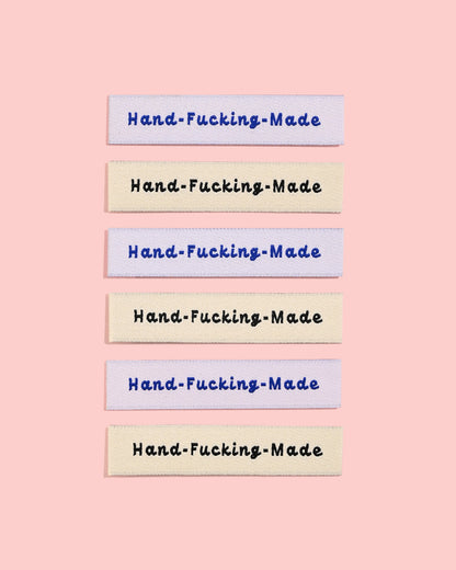 Hand-Fucking-Made // Woven Labels (6 pk)