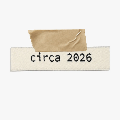 Circa 2026 // Woven Labels (6 pk)