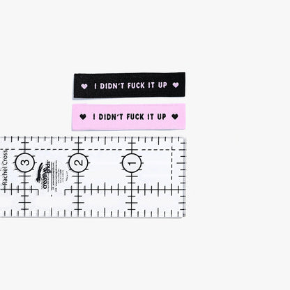 I didn't fuck it up // Woven Labels (6 pk)