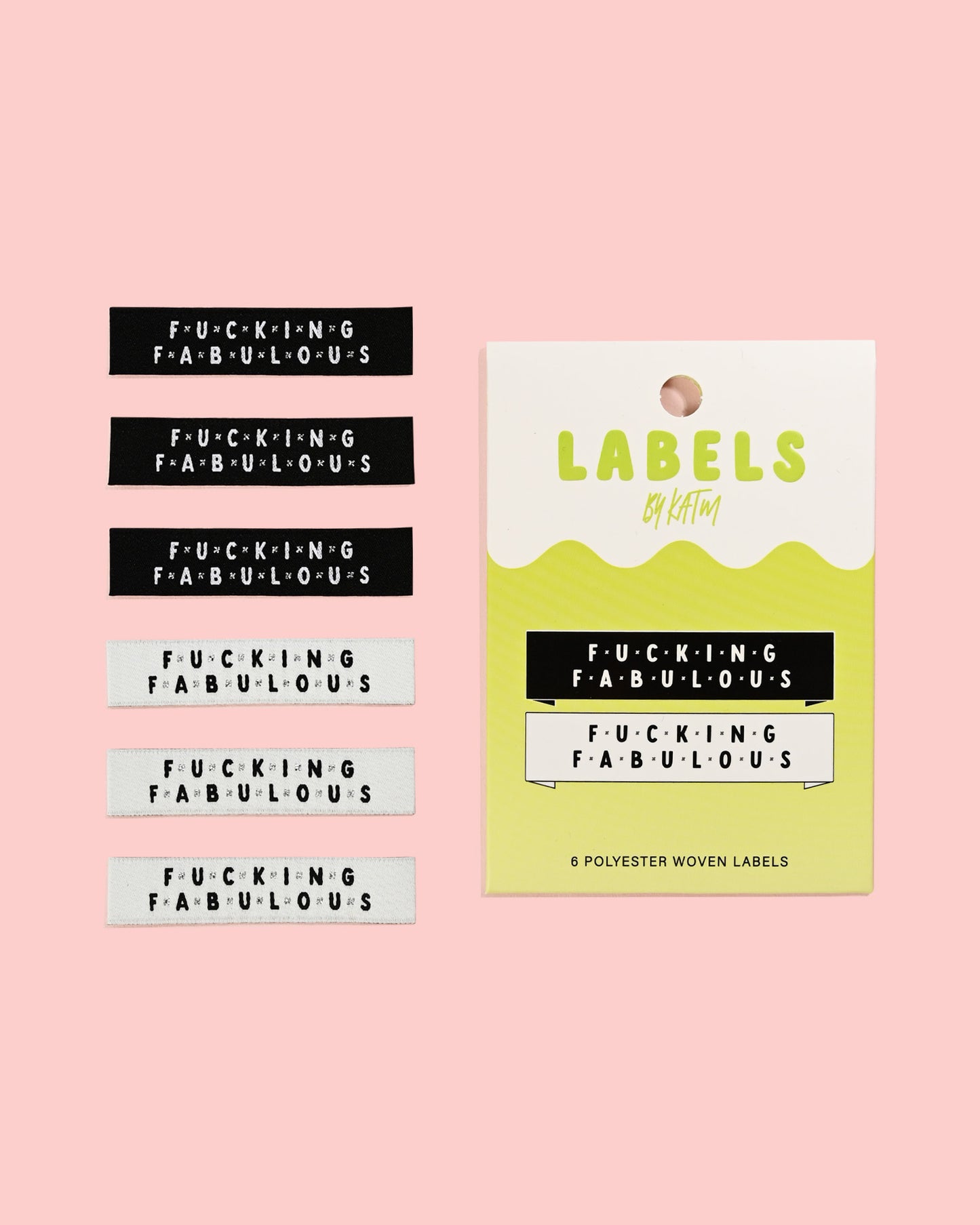 Fucking Fabulous // Woven Labels (6 pk)