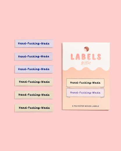 Hand-Fucking-Made // Woven Labels (6 pk)