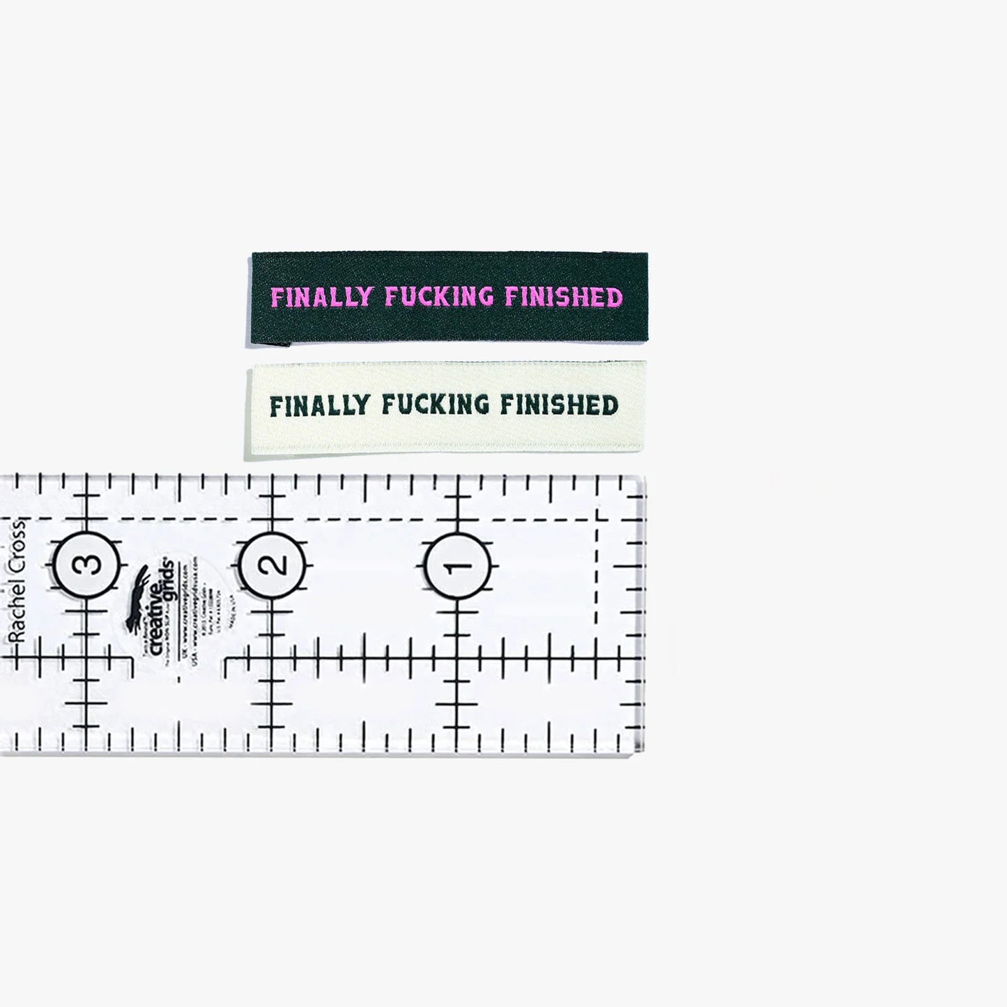 Finally Fucking Finished // Woven Labels (6 pk)