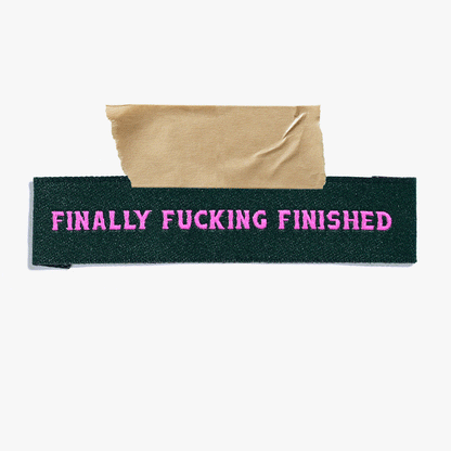 Finally Fucking Finished // Woven Labels (6 pk)