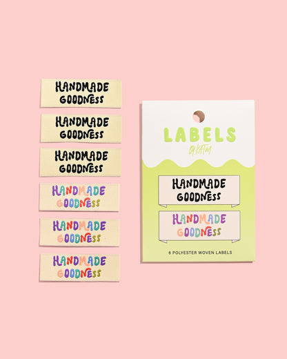 Handmade Goodness // Woven Labels (6 pk)