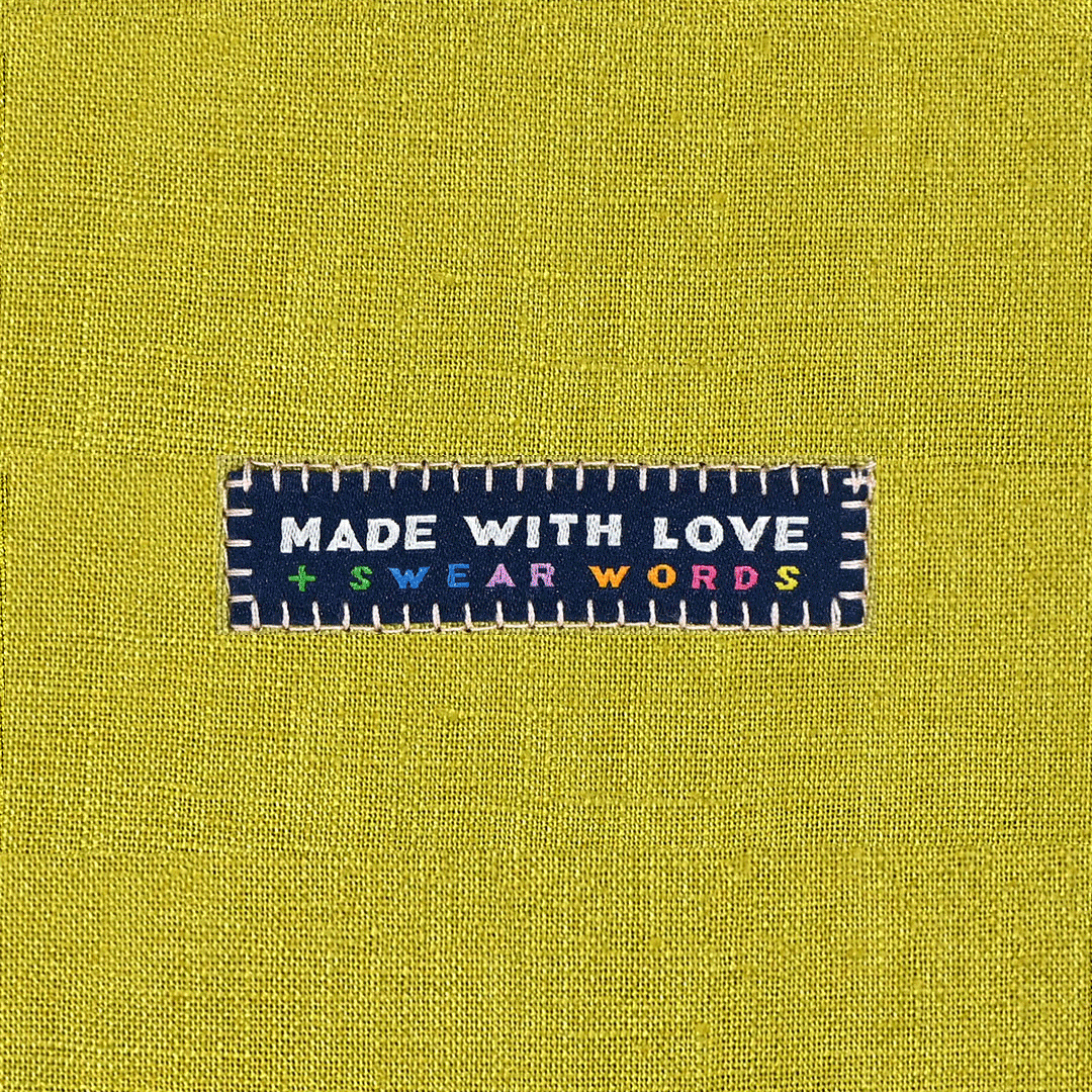Made with Love and Swear Words // Woven labels (6 pk)
