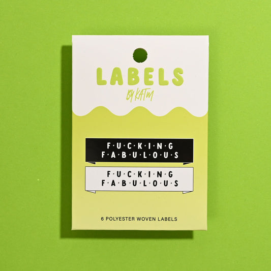 Fucking Fabulous // Woven Labels (6 pk)