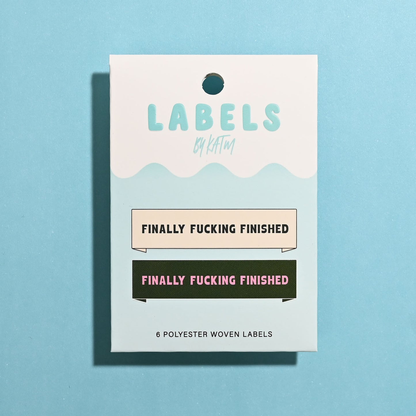 Finally Fucking Finished // Woven Labels (6 pk)