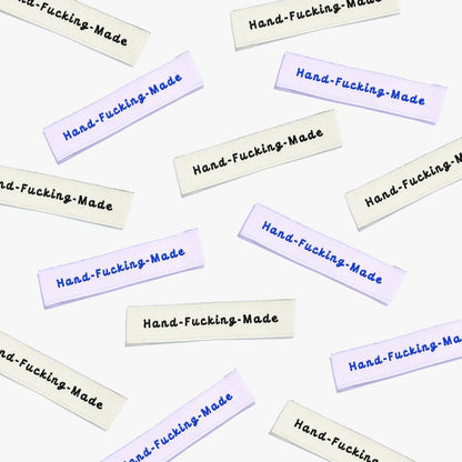 Hand-Fucking-Made // Woven Labels (6 pk)
