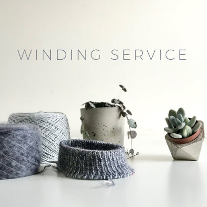 Winding Service // One per skein (optional add-on)
